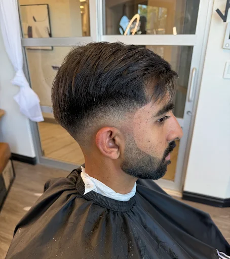 haircut with beard